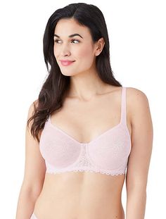 With an unrestricted feel and perfect support, this seamless bra offers the comfort you crave. The lightweight lace is nearly invisible and super soft, so it’s like you’ve been liberated from wearing a bra at all. Seamless Bra, Underwire Bra, Lace Bra, Apparel Accessories, Like You, Sense, Bra, Outfit Accessories, Lace