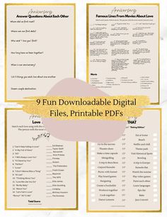 the 9 fun printable digital files for kids to use on their own computer or tablet