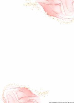 an abstract pink and gold background with some glitter on the edges, as well as white space for text