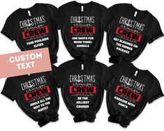 Cruise into Christmas with these funny holiday matching shirts for the whole family.  🦨 --- ABOUT THIS ITEM --- ✦ 100% super soft cotton (fiber content may vary for different colors) ✦ Lightweight fabric ✦ Popular choice! ✦ T-shirts are Bella+Canvas or Gildan, baby bodysuit is Rabbit Skins brand - please see size charts for details!   🦨 --- SIZING --- ✦ Please consult the size charts before purchase to ensure a great fit for everyone! ✦ This shirt is a true-to-size UNISEX tee ✦ For that "oversized" look, please size UP +2 sizes!  ✦ To determine your size accurately, we suggest measuring the width (underarm to underarm) and length (top to bottom) of your favorite tee, and then compare it with the size chart.  ✦ As all of our shirts are made to order, we DO NOT accept returns, exchanges, o Family Vacation Outfits, Group Holiday, Christmas Cruise, Christmas Cruises, Funny Holiday, Funny Xmas, Holiday Humor, Vacation Outfits, Matching Shirts