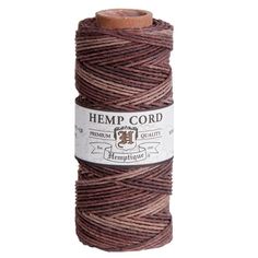 100% Hemp Thickness: 1mm approx. Polished Finish Length: 62.5 m. (~205 ft.) Eco-Friendly, Biodegradable, AZO-Free Dye, Oil-Free Perfect for Macrame, Jewelry Making, Scrapbooking, Greeting Cards, Gift Wrapping, Crochet, and more! Hemptiques hemp cord is polished to eliminate stray fibers, maintain strand consistency, and enhance the brilliant colors of the product. Hemptique's Eco-Friendly and multipurpose Hemp Cord can be used in many exciting ways. * Due to the manufacturing process, the cord may slightly vary in color and length. **The product images shown depict the colors as accurately as possible but due to monitor differences, colors may be slightly different. Size: One Size.  Color: Brown.  Gender: female.  Age Group: adult. Hemp Art, Paracord Tutorial, Hemp Twine, Floating Charms, Hemp Cord, Clay Tools, Beaded Skull, Mixed Media Projects, Macrame Jewelry