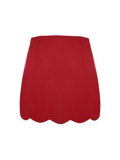 Elevate your style with our high-waisted skirt, designed for both elegance and ease. This skirt boasts a concealed side zipper, ensuring a seamless and comfortable fit. The hemline is beautifully finished with a petal edge, adding a touch of delicate charm to your ensemble. Perfect for any occasion, this skirt is a must-have addition to your wardrobe.  Please note that the price includes only the skirt.   	 		 			Size 			S 			M 			L 		 		 			Length 			35 			36 			37 		 		 			Waist 			62.5 			66. Elegant High Waist Flowy Skort, High Waist Lined Elastane Mini Skirt, High Waist Elastane Mini Skirt With Lining, Solid Color Mini Skirt With Lining, Chic Pencil Skirt Bottoms With Back Zipper, Chic Pencil Skirt With Back Zipper, Chic Relaxed Skirt, Solid Pencil Skort With Lined Skirt, Elegant Spring Mini Skirt With Side Zipper