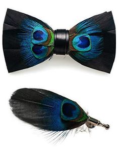 RBOCOTT Mens Handmade Feather Pre-tied Bow tie and Brooch Sets (peacock blue/black) Brand:ROBOCOTT Material: recycle feathers and leather Package include:bow tie and brooch set Bow tie size:2.75" (7cm) wide and 4.72" (12cm) long BEST ACCESSORY AND GIFT: the bow tie is comfortable to wear and touch, which is an excellent accessory or gift. Welcome to our RBOCOTT store:Package:bow tie and brooch set Occasions: Business, Party, Dating, ect. 1200 Needles & Hard-wearing Quality Has a unique design that makes you stand out in every situation. Every item is checked carefully before it is shipped to you.. If you have any other question, please contact us. Thank you! Shipping We offer FREE shipping on all orders! We ship within Three business days of payment, usually sooner. We use a selection of s Package Bows, Tie Brooch, Feather Bow Ties, Pre Tied Bow Tie, Gift Product, Black Feathers, Peacock Blue, Peacock Feather, Bow Ties