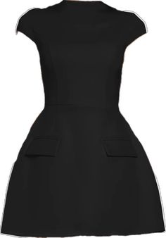 Dress Crafts, Natural Curves, Black Cap, Mini Dress With Sleeves, Fitted Bodice, Mini Black Dress, Cap Sleeve, Cap Sleeves, Knitted Fabric