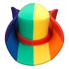 Get colorful in your pride parades with this Giant Cowboy Pride Hat our gorgeous wigs and hats! You can have an unforgettable moment at your joyous festivals, pride celebrations, picnics, or parties during your Pride Month! Fun Multicolor Carnival Costume Hats And Headpieces, Fun Multicolor Costume Hats And Headpieces For Carnival, Fun Multicolor Costume Hats And Headpieces, Novelty Multicolor Costume Hats For Carnival, Multicolor Novelty Costume Hats For Carnival, Novelty Multicolor Adjustable Costume Hat, Adjustable Multicolor Novelty Costume Hats And Headpieces, Fun Multicolor Mini Hats With Curved Brim, Multicolor Carnival Hats For Summer