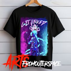 Production time: 2-3 days and then it goes directly into shipping This product is made upon request and exclusively for you. At ArtsfromOuterSpace we guarantee exceptional quality products. ArtsfromOuterSpace presents: * 100% cotton * Fabric weight: 170-180 g/m² (5.0-5.3 oz/yd²) * Open yarn * Tubular fabric * Bandaged neck and shoulder * Double stitching on sleeves and bottom hem Available sizes: S M L XL 2XL 3XL All measurements are taken with the shirt laying flat. Classic jersey short sleeve t-shirt made of 100% cotton and digital print of the highest quality. If you have any questions, problems or need additional information, please contact us. We will reply within 24 hours! For further reassurance please check our feedback rating. If you have any questions about this article, please a Arcane League Of Legends, Tubular Fabric, Gaming Shirt, Anime Shirt, League Of Legends, Jersey Shorts, Adult Outfits, Tops & Tees, T-shirt