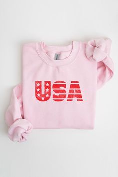 USA Graphic Fleece Sweatshirts.Unisex Crew Neck Long Sleeve Sweaters Knits.Crafted from premium materials, tailored to your lifestyle, ensuring a comfortable fit for any occasion.Family Group Uniforms Birthday Party Gift Concert Festival Events.High Quality Direct To Film Printed Graphic Design.50%COTTON,50%POLYESTERNICARAGUAMade In: Nicaragua Casual Pink Fleece Sweater, Basic Winter T-shirt For Loungewear, Comfortable Pink Cotton Sweatshirt, Cozy Cotton Crew Neck Tops, Basic Winter Loungewear T-shirt, Cozy Soft-washed Fleece Tops, Cotton Sweatshirt With Brushed Fabric And Crew Neck, Cotton Crew Neck Sweatshirt With Brushed Fabric, Cozy Fleece Crew Top