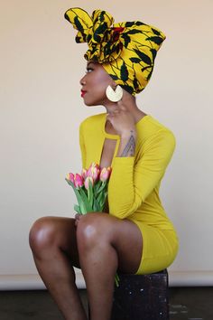 Belle Head Wrap Styles, Afrikaanse Mode, African Head Wraps, Kitenge, African Men Fashion, African Beauty, African Wear, African Design, Maxi Skirts