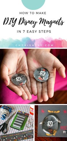 how to make diy disney magnets in 7 easy steps