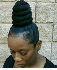 Updo Ponytails, Bride Hairstyles Updo, Beautiful Buns, Ponytail Hairstyle, Birthday Hairstyles, Black Ponytail Hairstyles, Beautiful Gray Hair