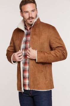 Adventurous Men, Comic Clothes, Rugged Men, Sheepskin Jacket, Sheepskin Coat, Men's Leather Jacket, Genuine Leather Jackets, Men's Wardrobe, Shearling Jacket