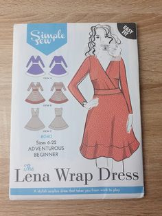 the sewing pattern for this dress is easy to sew