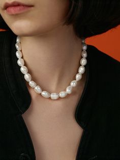 Editor's NotesMONDAY EDITION's jewelry is classic and essential for everyday wear.- Light-weighted- Eye-catching pearl chain detail- Perfect for layering- Minimal and feminine stylesMeasurements(in.)- Size: 15.55in. (L)- Pearl: 0.59in. (W) / 0.39in. (L)Composition & Care- 925 Sterling Silver, Baroque Pearl- Avoid direct heat and moisture- Professional cleaning is recommendedDesigner- by MONDAY EDITION Elegant Baroque Pearl Jewelry With Polished Beads, Formal Polished Bead Necklaces, Round Pearl Necklace With Polished Beads, Classic Everyday Baroque Pearl Necklace, Baroque Pearl Necklace, Accessories Jewelry Necklace, Pearl Chain, Men Shoes Size, Baroque Pearls