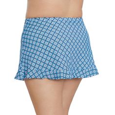 Splish and splash in style when you choose this women's swim skirt by DRAPER JAMES RSVP.Click on this WOMEN'S GUIDE to find the perfect fit and more! Splish and splash in style when you choose this women's swim skirt by DRAPER JAMES RSVP.Click on this WOMEN'S GUIDE to find the perfect fit and more! FEATURES High-rise elastic waistband Scalloped hem Hip minimizing Lined UPF 50+ sun protectionFABRIC & CARE Nylon, spandex Hand wash Imported Size: 3X. Color: Light Blue. Gender: female. Age Group: ad Skirted Bottoms For Swimming Beachwear, Blue Swim Skirt With Elastic Waistband For Poolside, Fitted Skirted Swimwear, Blue Swim Skirt With Elastic Waistband For Beachwear, Beachwear Skirted Swimwear With Built-in Shorts, Beach Swim Skirt With Short Inseam, Skirted Swim Dress For Pool, Skirted Swimwear With Built-in Shorts For Poolside, Stretch Skirted Swim Skirt For Pool