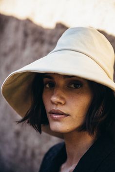 Janessa Leone Hat, Freda Salvador, Cotton Bucket Hat, Packable Hat, Janessa Leone, Culver City, Beautiful Hats, Polished Look, Simple Style