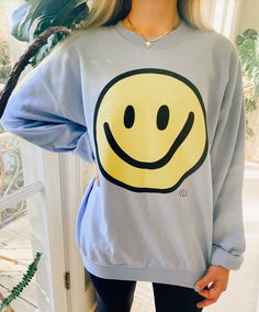 These sweatshirts are the perfect way to brighten up your fall and winter days! These are on Gildan sweatshirts, and they are so cute and comfortable! Gildan Sweatshirts, Happy Days, Winter Days, Winter Day, Fall And Winter, Happy Day, San Jose, Crewneck Sweatshirt, So Cute