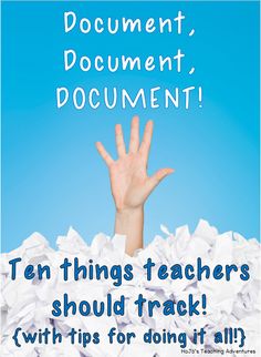 there is a poster with the words ten things teachers should do to track down their students