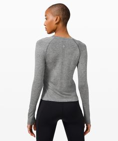 Go ahead, get sweaty. The Swiftly Tech collection, powered by seamless construction, is the ultimate gear for running and training. Shortened length means no riding up on race day. Swiftly Tech Long Sleeve, Rise And Run, Garment Fabric, Swiftly Tech, Womens Long Sleeve Shirts, Race Day, Go Ahead, Hip Length, How To Run Longer