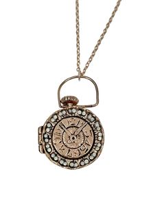 Step into a world where elegance meets nostalgia with our exquisite Clock Locket. Handcrafted in the heart of New York City, this unique piece transforms the traditional locket into a stylish statement. Made from high-quality brass and plated in luxurious gold, the Clock Locket captures the essence of timeless beauty. It is not just an accessory; it is a cherished keepsake that holds your most valued memories. This stunning locket features a captivating design that makes it the perfect gift for Luxury Bronze Metal Jewelry, Antique Bronze Jewelry For Anniversary, Luxury Engraved Bronze Jewelry, Antique Finish Bronze Jewelry For Anniversary, Gold Brass Locket Necklace For Formal Events, Gold Brass Locket Necklace For Formal Occasions, Classic Antique Gold Metal Jewelry, Luxury Antique Gold Round Jewelry, Bronze Antique Finish Jewelry For Anniversary