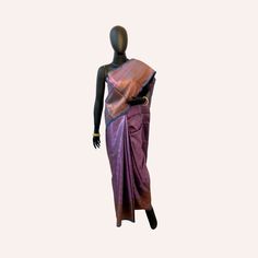 Catch the light in this elegant saree sure to be a conversation starter. Running blouse included. Cocktail Saree, Lavender Cocktail, Elegant Saree, Saree Dress, Purple Lavender, Conversation Starters, Violet, Lavender, Bathing Beauties