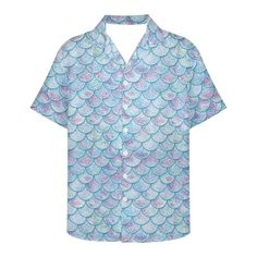 PRICES MAY VARY. Fashion: Soft, comfortable cute Colorful Unique Pineapple Tropical Leaves Mermaid Fish Scale Novelty Printing short sleeve fashion casual Hawaiian sunmer beach shirt button down top plus size t shirt for men. Lots size for you to choose: XXS, XS, S, M, L, XL, 2XL, 3XL, 4XL, 5XL. Fabric: 100% Polyester High quality comfy material will give you a comfortable felling in this Summer, Spring, Fall, Autumn. STYLISH AND CLASSIC: Our unique and exclusive prints are interpreted into a tr Poppy Color, Tropical Shirts, Plus Size T Shirt, Fish Scales, Mens Hawaiian Shirts, Novelty Print, Beach Shirts, Blouse Styles, Plus Size T Shirts