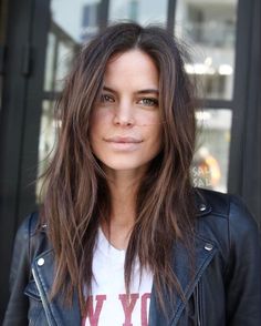 12 Pictures Of Shag Haircuts That You'll Want To Get - Society19 The Modern Shag Haircut, Piecey Haircut Long, Medium Haircut Choppy Layers, Medium Length Hairstyles With Layers Straight, Medium Piecey Haircut, Long Textured Haircut Straight, Long Length Bob With Layers, Long Wash And Go Haircut, Hair That Doesnt Need Styling