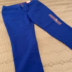 This Brand New Pair Of Jean Leggings Is By Elle In Size 10r. The Royal Blue Jeans Are Made Of A Cotton, Polyester, And Spandex Blend. They Are Machine Washable. The Waist Measurement Is 18 1/2 Inches The Length Is 38 Inches. The Inseam Is 29 Inches. They Are In Pristine Condition. Royal Blue Jeans, Dark Wash Jeans Women, High-rise Stretch Denim Blue Leggings, Size 12 Jeans, Dark Blue Jeans, Low Rise Jeans, Dark Wash Jeans, Mid Rise Jeans, Royals