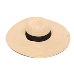 Extra large slightly floppy brim sun hat. Wide black ribbon band wide side bow. Brim is 6" wide. Large, 59 cm with drawstring to adjust fit. UPF 50+ rated for excellent sun protection. Packable. 75% paper straw, 25% polyester. Womens Beach Hat, Wide Brim Sun Hat, Summer Sun Hat, Timeless Classic Style, Beach Hat, Paper Straws, Woman Beach, Black Ribbon, Summer Sun