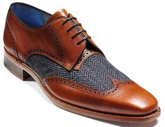 V Handsome with a suit & perfect with a pair of dark denim jeans! Barker - Jackson in Tweed and Cedar. Northampton England, Mens Derby Shoes, Blue Tweed, Mens Dress, Harris Tweed, Derby Shoes, Formal Shoes