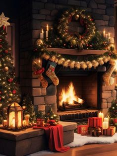 Cozy Christmas Hearth - Paint by numbers Cozy Christmas Living Room, Christmas Reading, Christmas Cake Decorations, Christmas Themes Decorations, Christmas Living Rooms, Christmas Fireplace, Christmas Paintings, Christmas Aesthetic, Cozy Christmas