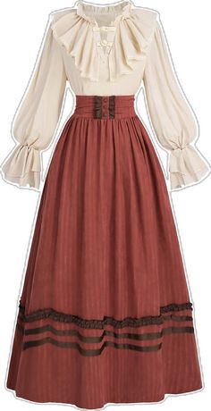 1860s Outfits, Ball Gowns Red, Victorian Dress Costume, 1800s Dresses, Light Academia Outfit, Victorian Era Dresses, 1860s Fashion, Edwardian Costumes, Spanish Clothing