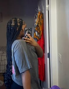 Large Knotless Braids, Cute Braid Hairstyles, Large Knotless, Knotless Braids Hairstyles, Simple Braids, Natural Hair Styles For Black, Black Ponytail Hairstyles, Cute Box Braids, Hair Styles For Black Women