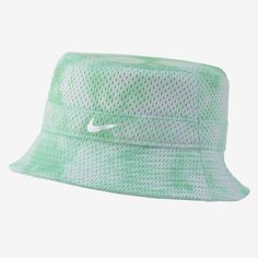 Nike Sportswear Washed Bucket Hat Cap Dh1366-342 New With Tags If You Have Any Questions Please Ask Before Purchasing. Check Out All Of Our Other Great Items Bring Back The Classic Bucket Hat With A Contemporary Twist In The Nike Washed Bucket Hat. The All-Over Print Gives You A Stylish Edge, While The Pearlescent Swoosh On The Crown Celebrates The Brand While Keeping You Cool. Lightweight Mesh Fabric Ensures A Breathable Fit. All-Over Tie-Dye Print Brings A Classic Feel. 100% Polyester. Importe White Nike Hat, Black Nike Hat, Leopard Print Beanie, Nike Cap, Nike Sportswear Women, Nike Hat, Bucket Cap, Women's Sportswear, Running Hats