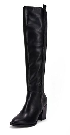 PRICES MAY VARY. MATERIAL: Our women thigh high boots with soft and stretchy suede upper, are suitable for various occasions and offer versatile style to your wardrobe OPEN BOOT DESIGN: Heel measures approximately 9 inches" With widened top and back opening, these designs prevent the shaft from slipping down CONVENIENT: Pull-on construction with inside zipper makes these long boots for women easy to take on and off. TPR outsole brings good wear resistance and durability Fit FOR MOST OCCASIONS: T Knee-high Faux Leather Wedge Boots For Winter, Knee-high Platform Boots With Zipper For Fall, Winter Knee-high Faux Leather Wedge Boots, Winter Faux Leather Knee-high Wedge Boots, Fitted Platform Boots With Zipper For Fall, Fitted Platform Boots With Zipper Closure For Fall, Fitted Fall Platform Boots With Zipper Closure, Thigh High Boots For Fall, Thigh High Polyurethane Boots For Fall