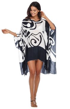 Enjoy this lightweight butterfly cover-up for any beach outing, lake trip, or boating adventure. Toss it on and easily add stylish coverage to your bathingsuit. Made of breathable material this top is the perfect go-to vacation item that leaves you feeling comfortable and confident. The oversized topper could even be used as a casual tunic top. Whatever your style calls for that day, this is the topper for you! Made from lightweight rayon material Butterfly design Semi-sheer fabric Machine wash Stylized Butterfly, Beach Outing, Kaftan Tops, Short Beach Dresses, Beach Caftan, Lake Trip, Beach Coverup Dress, Tunic Tops Casual, Casual Tunics