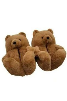 teddy bear slippers, cute slippers, funny toy slippers, valentines gift Classy Slippers, Light Shoes, Bear Slippers, Plush Slippers, Winter Slippers, Classy Design, Slippers For Women, Sneaker Slippers, Teddy Bear Plush