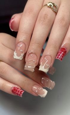 Lily Nails, Cow Nails, Pink Ombre Nails, Nails Now, Simple Gel Nails, Classy Acrylic Nails, Unique Acrylic Nails, Soft Nails