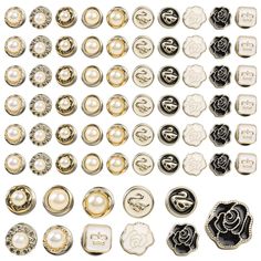 PRICES MAY VARY. Exquisite Material: Brooch pins are made of high-quality resin, metal, rhinestones and artificial pearl materials, with smooth edges and surfaces, exquisite workmanship, comfortable touch, not easy to fade, scratch-resistant, durable and reusable. Instant Buttons & Brooch Pins: Can be used as women's decorative broche pins, and can also be used as instant buttons, suitable for shirts, dresses, denim, hats, coats, shawls, scarves, sweaters, etc. Easy to Use: Our buttons are easy Pins For Clothes, Denim Hats, Rhinestone Outfit, Jean Hat, Lapel Brooch, Rhinestone Shirts, Shirt Pins, Pearl Brooch, Smooth Edges