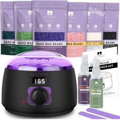 Blitzwax Wax Hair Removal Kit For Women Men Waxing Warmer For Sensitive Skin, Brazilian, Facial, Body And Eyebrow Digital Wax Machine With 6 Wax Beads For Home/Salon/Beginners Wax Machine, Hard Wax Beans, Wax Kit, Wax Bean, Wax Beads, Body Waxing, Waxing Kit, Wax Hair Removal, Coarse Hair