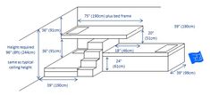 the diagram shows how to measure stairs for different heights, widths and heights