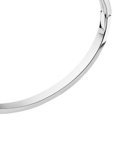 18kt white gold Antifer diamond bangle from REPOSSI featuring pavé setting. | Repossi 18kt white gold Antifer diamond bangle Bangle Silver, Pave Setting, Diamond Bangle, Round Mirror Bathroom, Bathroom Mirror, Bangles, White Gold, Mirror, Silver