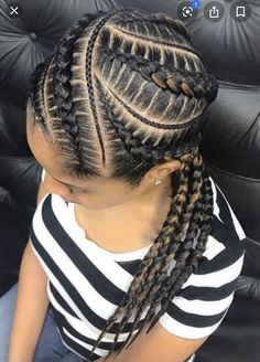 Fees In Braids Styles, Feeding Braids, Hair Artwork, Goddess Braid Styles, Long Cornrows, Scalp Braids, Natural Braided Hairstyles, Braid Trends, Lemonade Braids