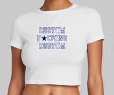 Custom game day crop top! Perfect for the football games or basketball or any other game, tailgate parties. We can customize to whichever school is yours. Great for tailgating and parties or a gift to your big / little sorority Big Little Sorority, Tailgate Parties, Tailgate Party, Top Game, Cropped Tube Top, Big Little, Football Games, Custom Baby, Baby Tee