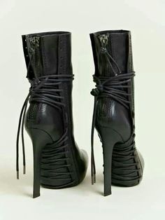 High Heeled Boots, High Heeled Shoes, Haider Ackermann, Looks Black, Heeled Shoes, Fabulous Shoes, Crazy Shoes, Dream Shoes