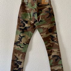 Polo Ralph Lauren Sullivan Slim Camo Pants Size 28x30 Like-New Condition With Tags Detached Retail: $145 Camouflage Straight Leg Cotton Bottoms, Camouflage Cotton Long Pants, Camouflage Cotton Tapered Leg Bottoms, Camouflage Tapered Leg Cargo Pants, Camouflage Tapered Leg Pants With Pockets, Camouflage Cotton Tapered Leg Pants, Cotton Camouflage Tapered Leg Pants, Military Style Straight Leg Bottoms For Fall, Camouflage Cotton Trousers