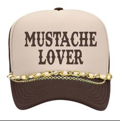 Mustache Lover Tall Trucker Caps are on fire right now!  It is a classic hat and a fashion statement.  Trucker hats make a great birthday gift, Christmas gift or just because gift!  Give this hat to the mustache lover in your family or someone who can rock a mustache!  This is a fun piece to add to any wardrobe or accessory closet!   It is a perfect pair of protection, fashion and fun.  Everyone will love it when you wear it! Mustaches are totally "IN" right now!  Don't miss out on this fun mustache trucker hat! Trucker caps are perfect for merchandising--they're versatile and fit almost any occasion.   You won't go wrong by adding this trucker hat to your collection.  Buy it for yourself, a family member, a friend or buy it for a whole group to wear!  A 100% polyester front and 100% nylon Novelty Baseball Cap With Flat Bill And Adjustable Fit, Customizable Novelty Trucker Hat, Letter Print Snapback Trucker Hat For Gift, Letter Print Snapback Trucker Hat, Letter Print Snapback Trucker Hat As Gift, Funny Baseball Cap For Gift, Novelty Adjustable Flat Bill Baseball Cap, Letter Print Trucker Cap As Gift, Letter Print Trucker Hat As Gift