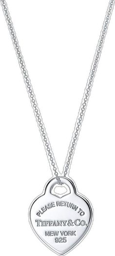 Elegant Heart Necklace With Silver Chain, Elegant White Heart Necklace With Chain, White Gold Heart Chain Necklace, White Gold Heart Shaped Necklace With Chain, Elegant Open Heart Chain Jewelry, Elegant Open Heart Necklace With Chain, Elegant Link Necklace With Heart Charm, Elegant Sterling Silver Heart Necklace With Cable Chain, Tiffany Infinity Necklace