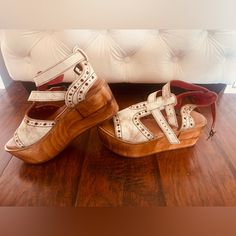 New Without Tags, Bedstu Platform Sandals. Never Worn. Bedstu Sandals, Bed Stu Sandals, Sandals Wedge, Bed Stu, Platform Sandals, Wedge Sandals, Wedges, Size 7, Women Shoes