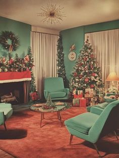 Vintage Christmas 1950s, Kitschy Christmas Party, Kitchy Christmas Aesthetic, 50s Christmas Aesthetic, 60s Christmas Aesthetic, Vintage Christmas Aesthetic Cozy, 70s Christmas Aesthetic, 1960 Christmas, 60s Christmas