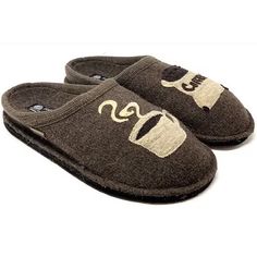 What could be more relaxing than spending your day in your Haflinger Coffee slippers. So much fun to wear with a matching novelty design on each foot. The 100% boiled wool upper and lining are not only super soft and cozy, the natural fiber will keep your feet at a constant temperature by wicking away the moisture while acting as a natural insulator. This means keeping you warm in cold weather, and cool in warm weather. The latex molded midsole provides arch support for comfort where you need Felt Wool, Boiled Wool, Coffee Design, Online Customer Service, Slide Slipper, The Coffee, Womens Slippers, Natural Fibers, Mule